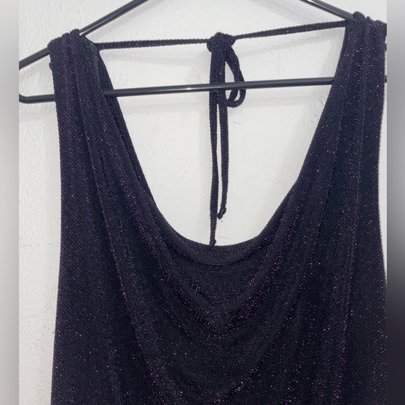 Rock and Republic | Black Shimmer Cowl Neck Dress - Picture 2 of 5